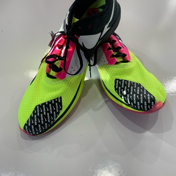 Nike Mens Zoom Rival Waffle 6 Cross country Shoes - Black, Pink, Green size 11 main image 6